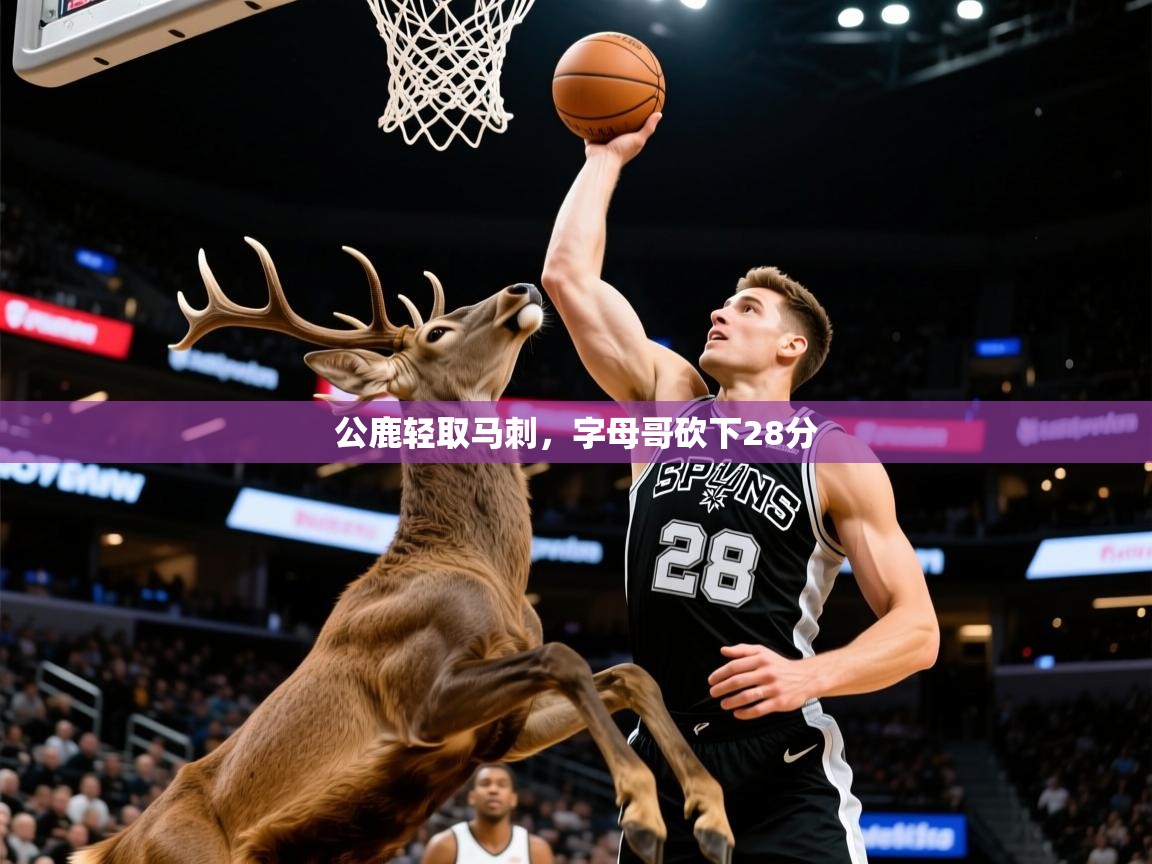 2025爱游戏体育赛事公鹿轻取马刺,字母哥砍下28分 第2张